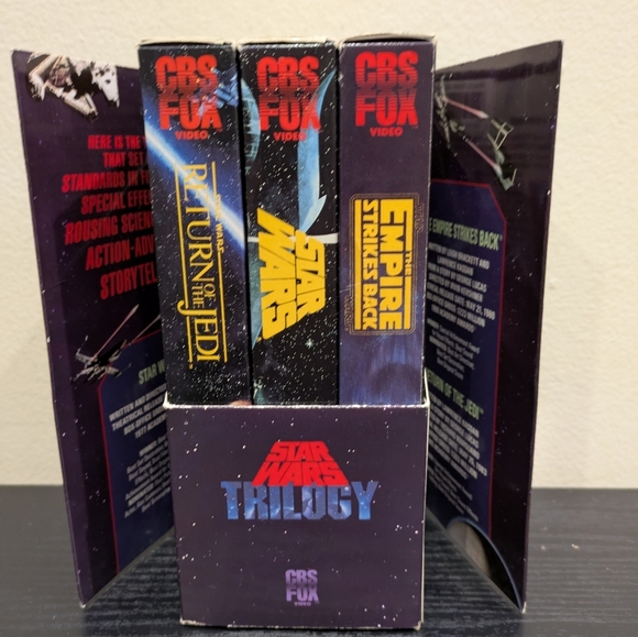 Star Wars Trilogy VHS Set by - Black - Picture 2 of 8